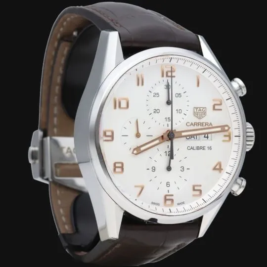 TAG Heuer Carrera - Montre Calibre 16 en acier sold by 58 Facettes product image thumbnail 5