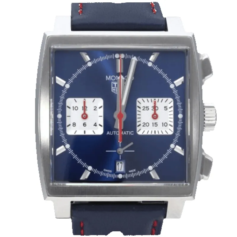 TAG Heuer Monaco - Montre chronographe en acier made by 58 Facettes