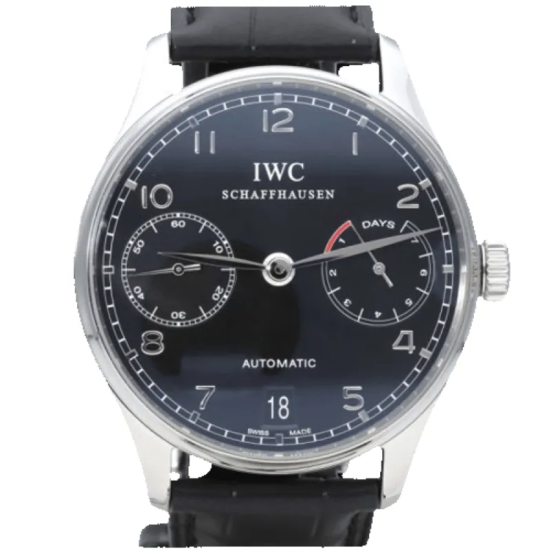 IWC Portuguese - Montre en acier made by 58 Facettes