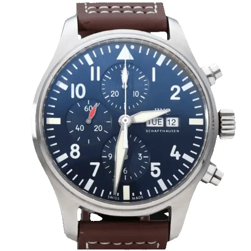 IWC Pilot Petit Prince - Montre chronographe en acier sold by 58 Facettes