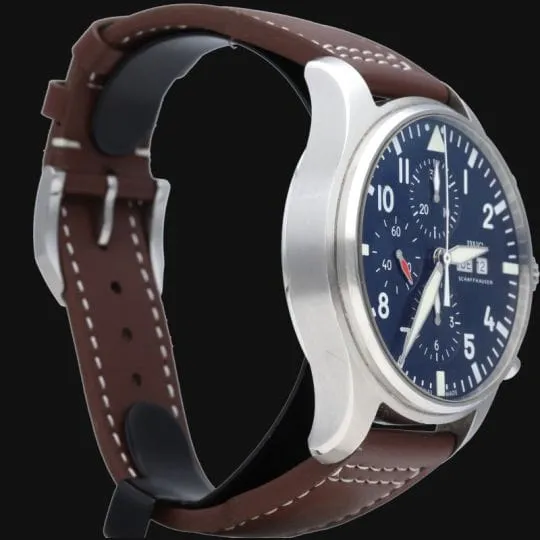 IWC Pilot Petit Prince - Montre chronographe en acier sold by 58 Facettes product image thumbnail 5
