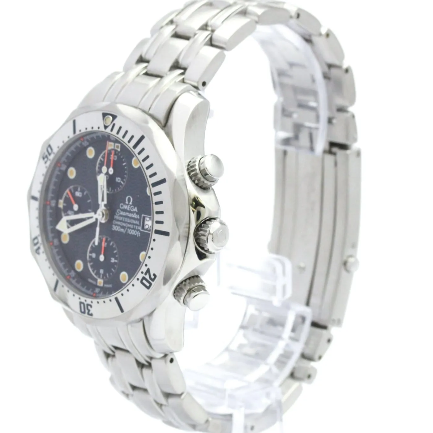 Omega Seamaster Diver 300M - Montre chronographe automatique en acier sold by 58 Facettes product image thumbnail 2