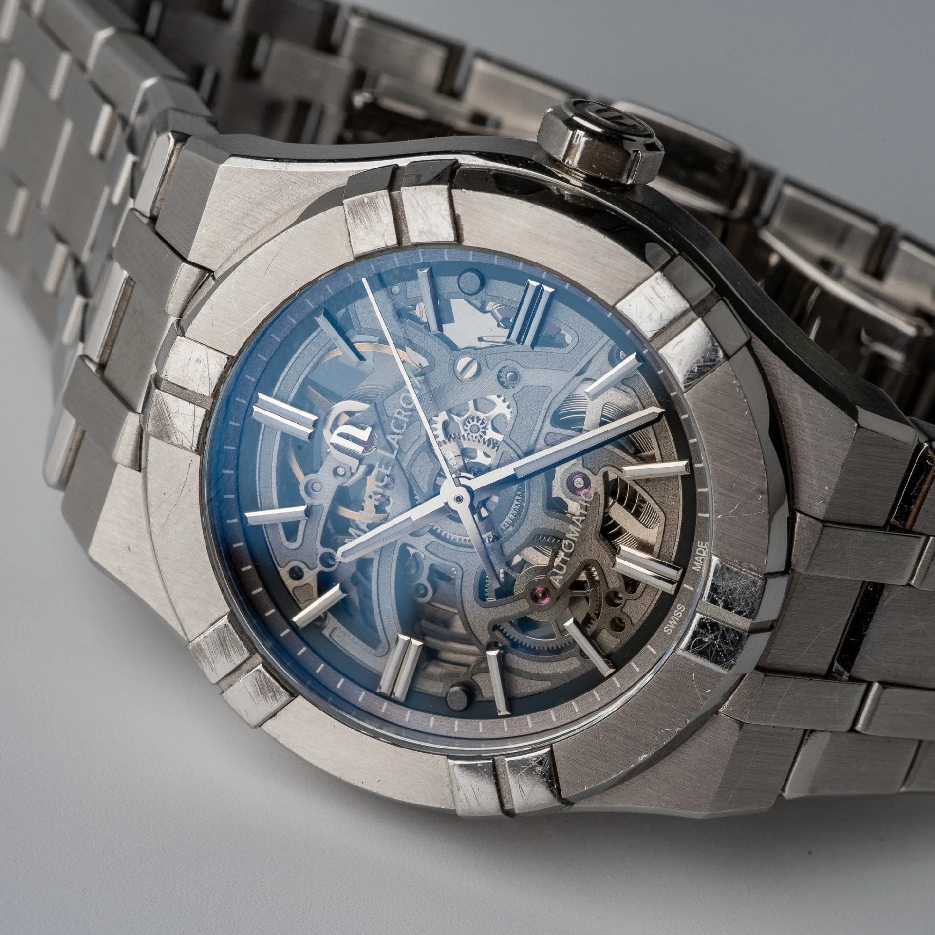 Maurice Lacroix Aikon Skeleton - Montre automatique en acier sold by 58 Facettes product image thumbnail 5