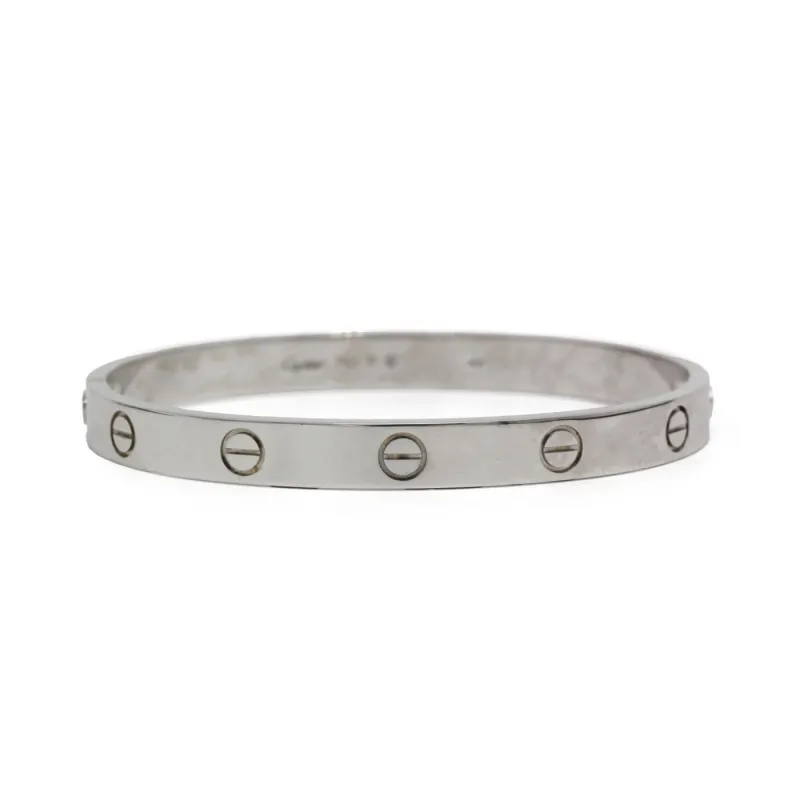 Cartier Love MM - Bracelet en or blanc made by 58 Facettes
