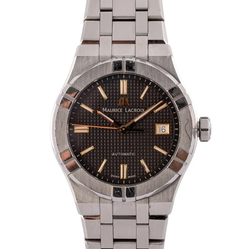 Maurice Lacroix Aikon - Montre AI6007 automatique en acier made by 58 Facettes