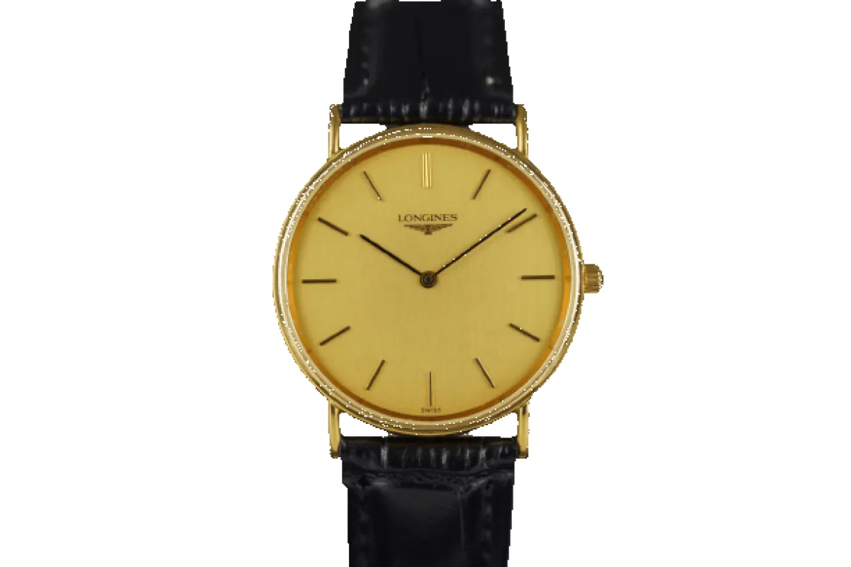 Longines Quartz - Montre plaquée or L4.637.2 made by 58 Facettes