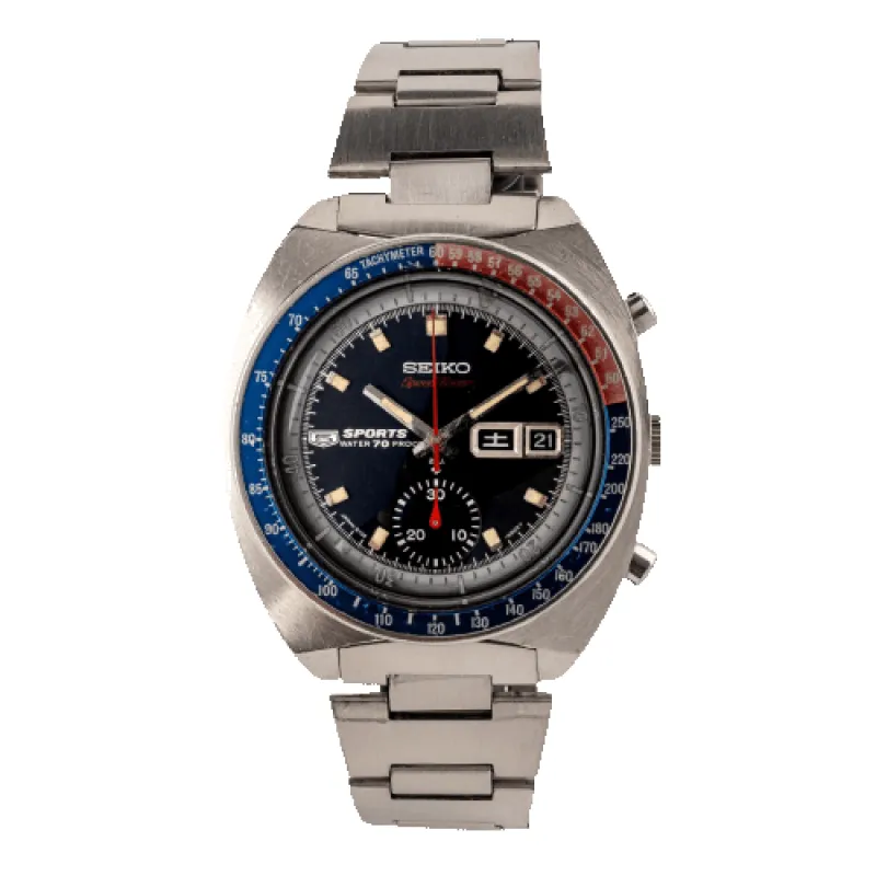 Seiko SpeedTimer - Montre chronographe automatique 6139-6000 made by 58 Facettes