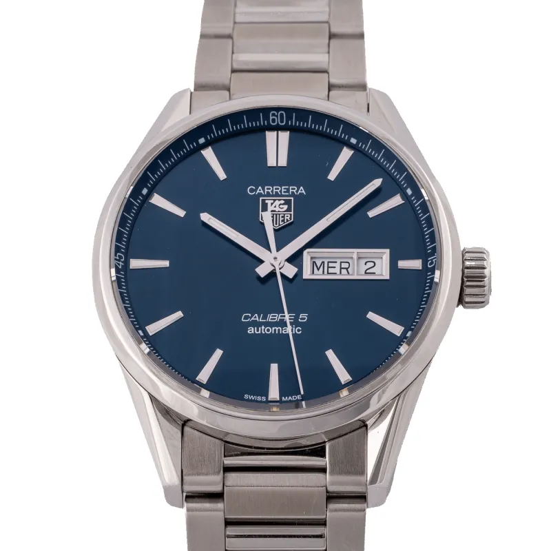 TAG Heuer Carrera - Montre Calibre 5 en acier made by 58 Facettes