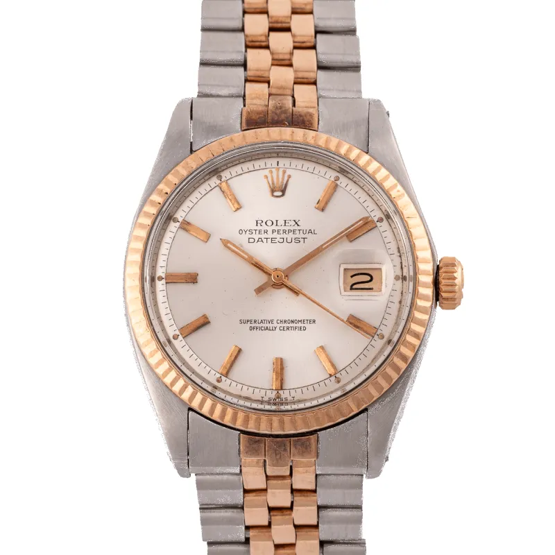 Rolex Datejust 36 - Montre en or rose et acier made by 58 Facettes