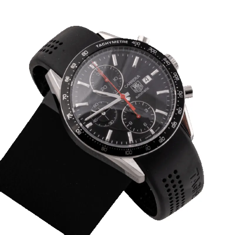 TAG Heuer Carrera - Montre chronographe automatique CV2014 made by 58 Facettes