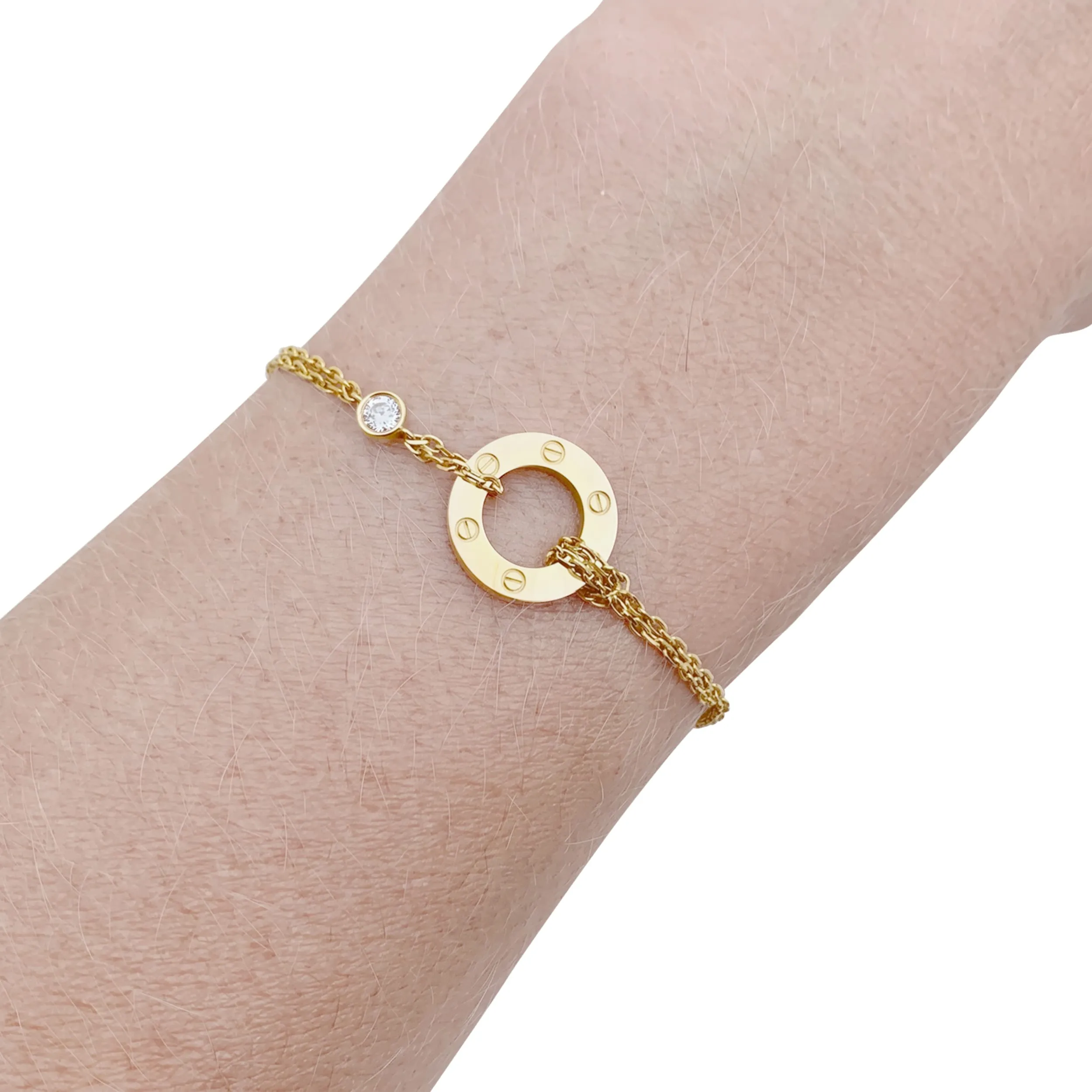 Cartier Love - Bracelet en or rose et diamants sold by 58 Facettes product image thumbnail 2