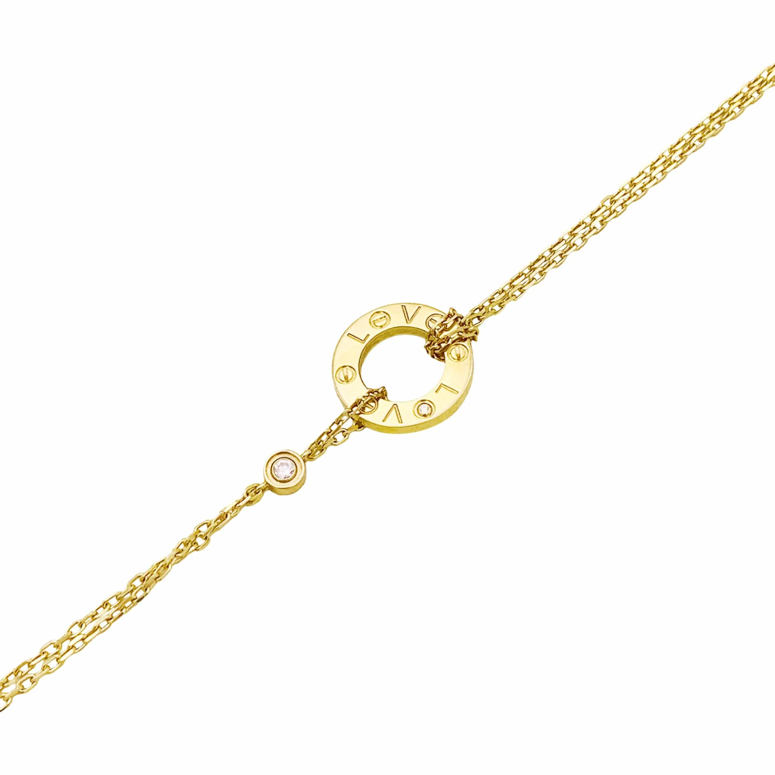 Cartier Love - Bracelet en or rose et diamants sold by 58 Facettes product image thumbnail 3