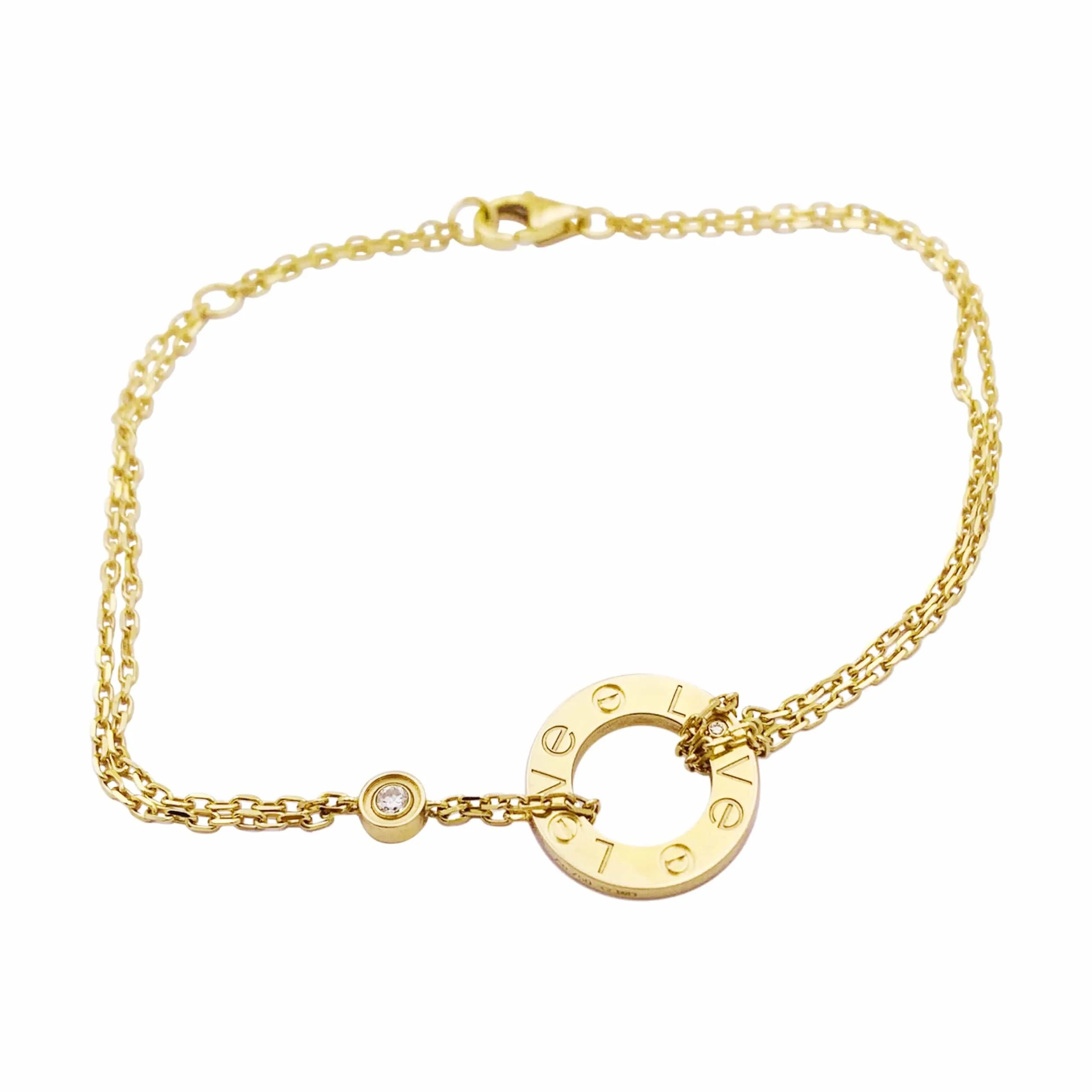 Cartier Love - Bracelet en or rose et diamants sold by 58 Facettes