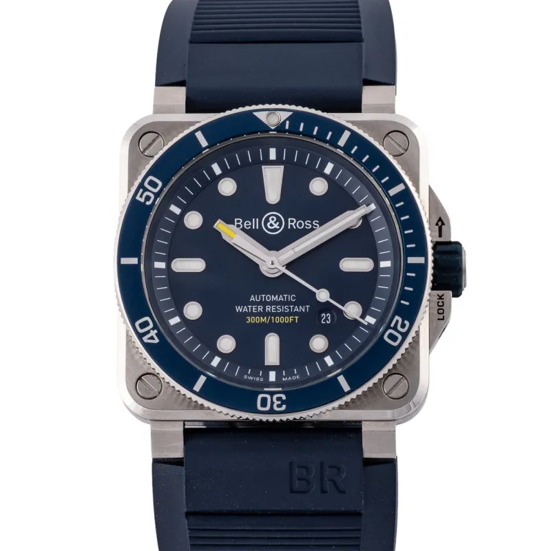 Bell & Ross - Montre Diver Black Matte en acier made by 58 Facettes