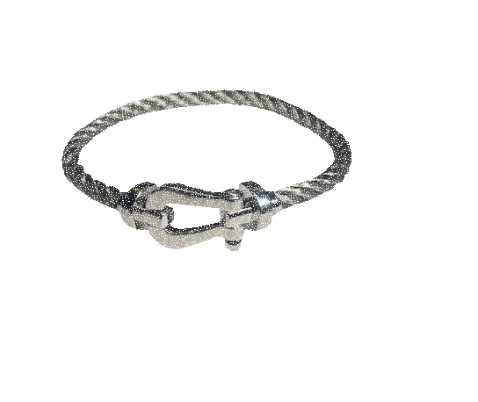 Fred Force 10 - Bracelet en or blanc et acier made by 58 Facettes