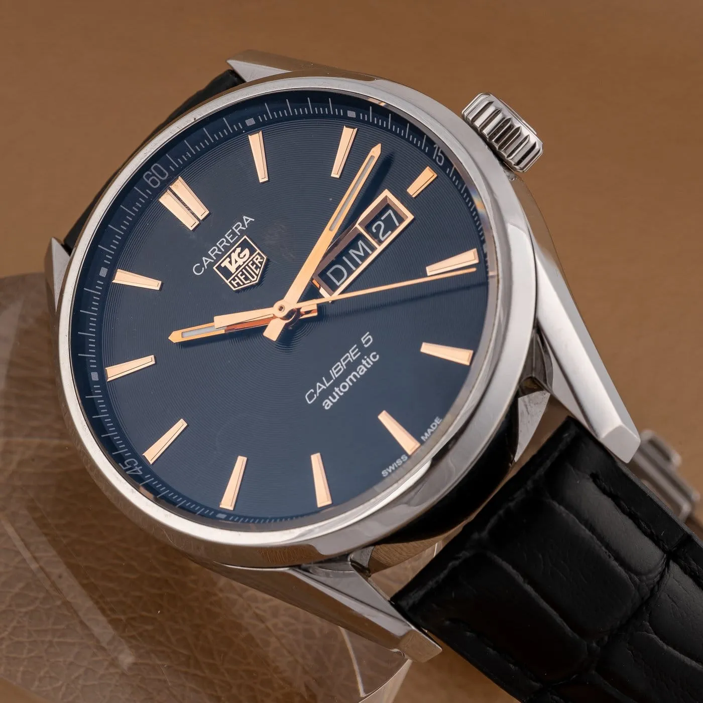 TAG Heuer Carrera - Montre Calibre 5 WAR201C-1 sold by 58 Facettes product image thumbnail 2