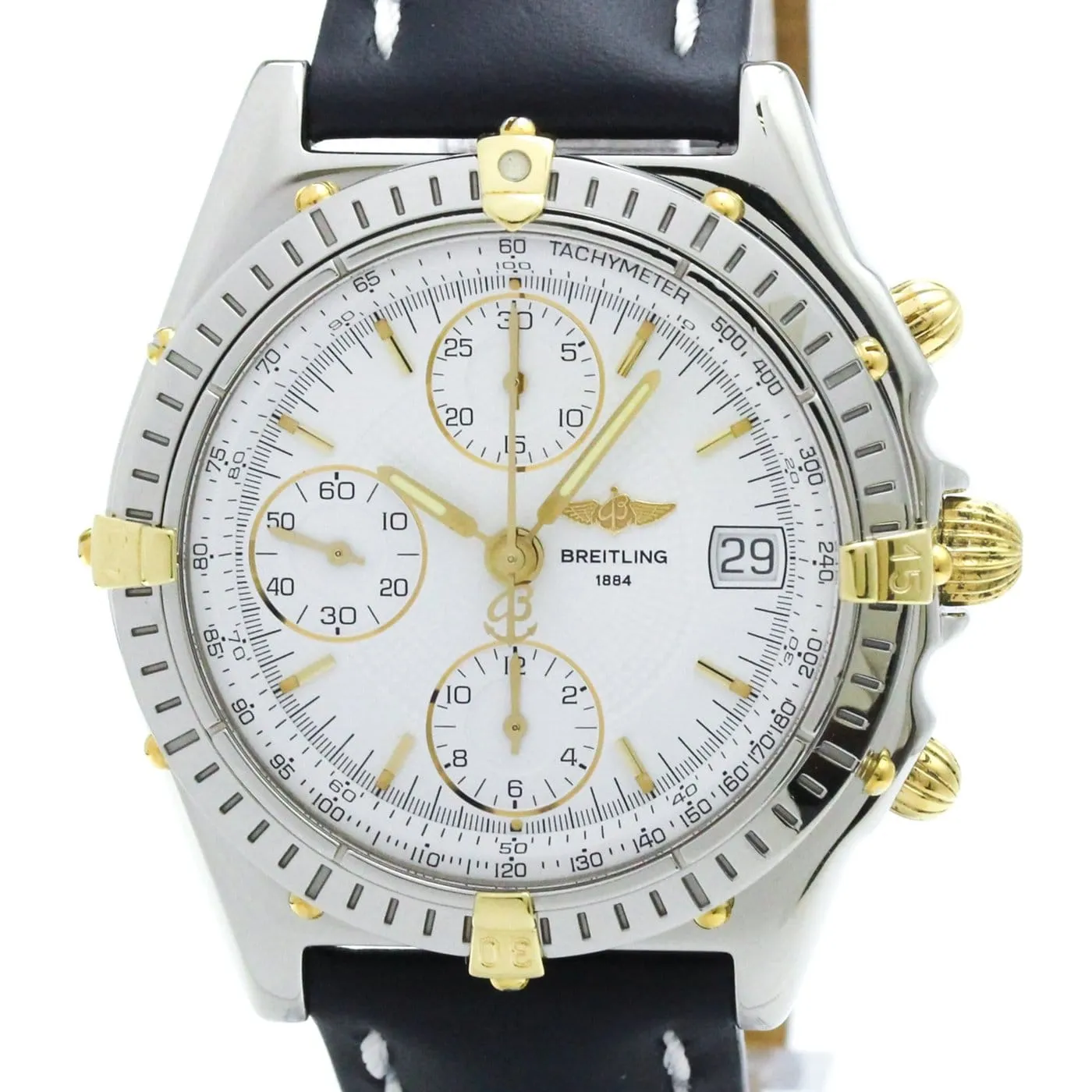 Breitling - Montre Chronomat chronographe automatique en acier inoxydable sold by 58 Facettes product image thumbnail 2