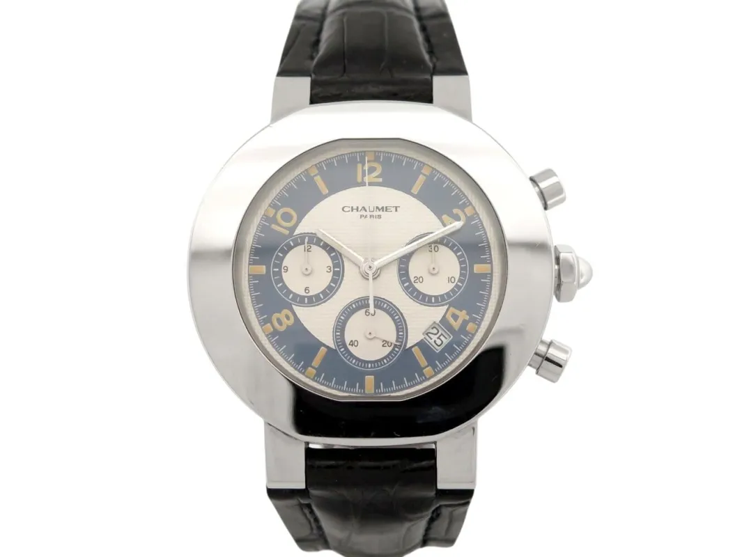Chaumet - Montre Style chronographe automatique, 40 mm, acier made by 58 Facettes