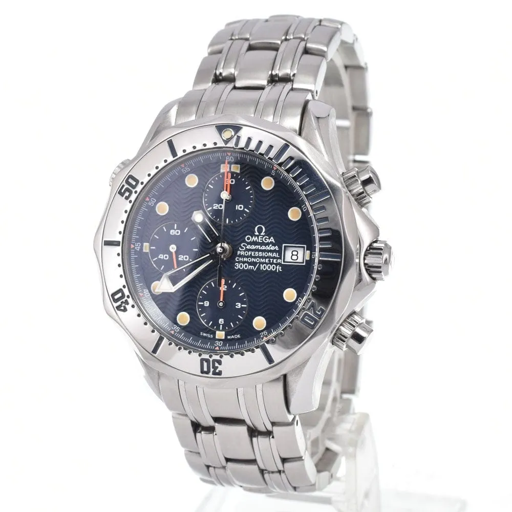 Omega - Montre Seamaster Diver 300M Chronomètre Chronographe automatique en acier inoxydable sold by 58 Facettes