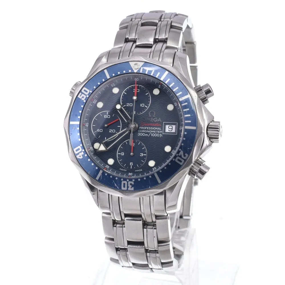 Omega Seamaster Diver 300M - Montre chronographe automatique en acier inoxydable sold by 58 Facettes
