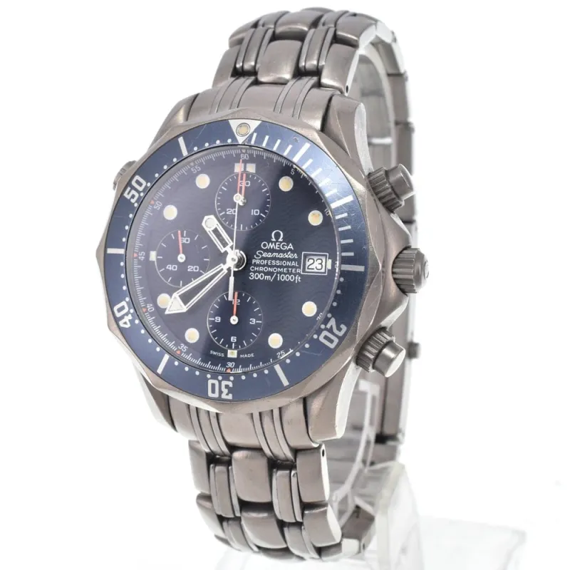 Omega Seamaster - Montre Diver 300M chronographe automatique made by 58 Facettes