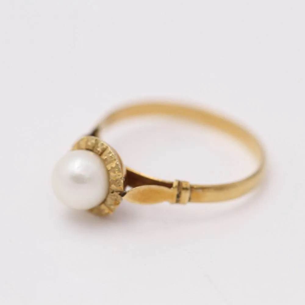 Bague en or avec perle sold by 58 Facettes product image thumbnail 5