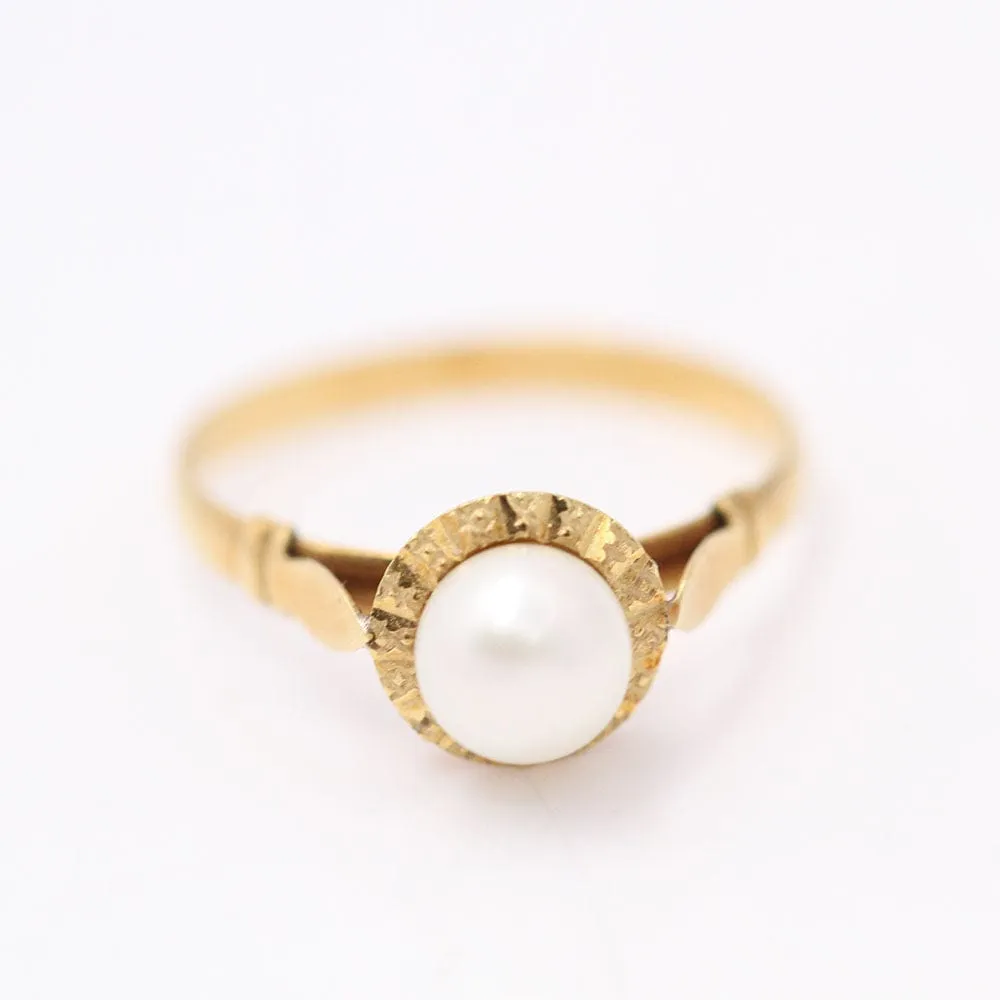 Bague en or avec perle sold by 58 Facettes product image thumbnail 2