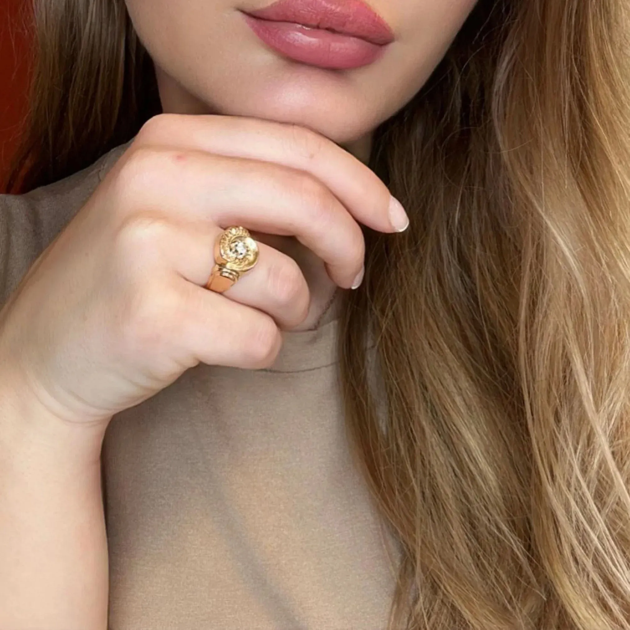 Chevalière or jaune et topaze sold by 58 Facettes product image thumbnail 2