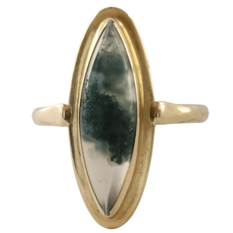 Bague Or jaune Agate sold by 58 Facettes