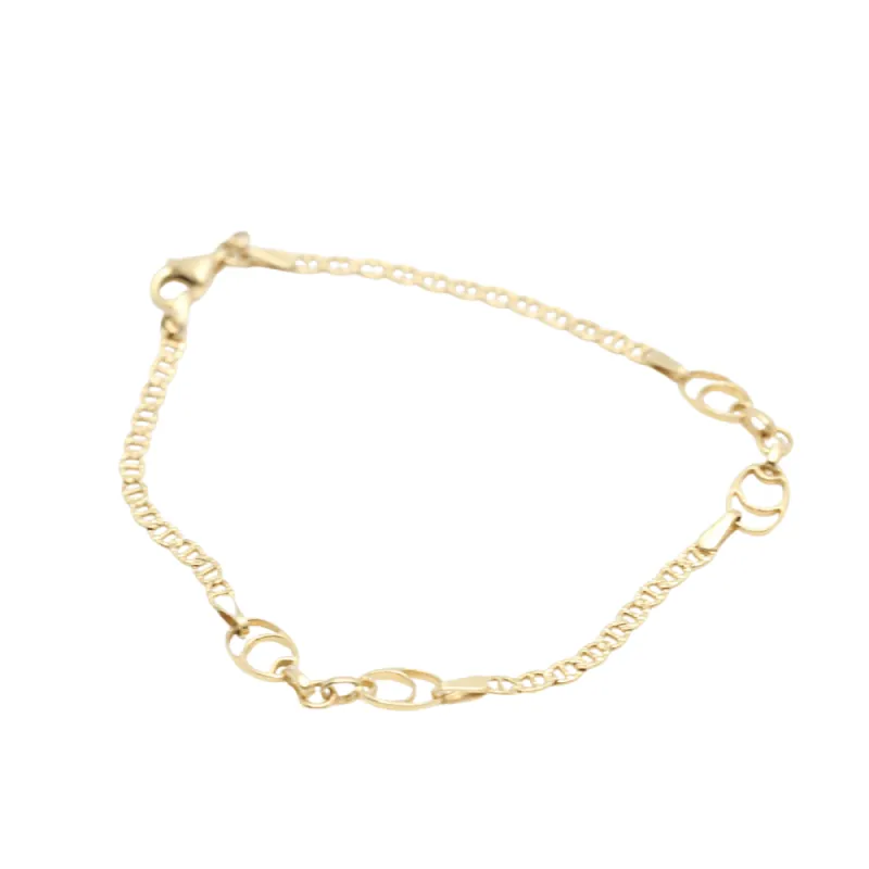 Bracelet alterné en or sold by 58 Facettes