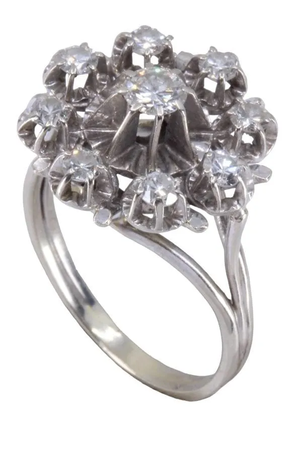 BAGUE MARGUERITE DIAMANTS sold by 58 Facettes product image thumbnail 3