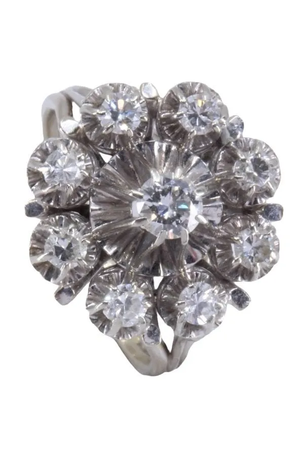 BAGUE MARGUERITE DIAMANTS sold by 58 Facettes product image thumbnail 4