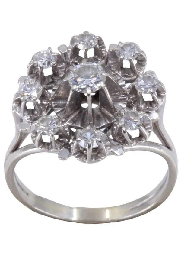 BAGUE MARGUERITE DIAMANTS sold by 58 Facettes