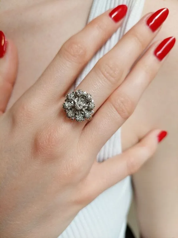 BAGUE MARGUERITE DIAMANTS sold by 58 Facettes product image thumbnail 2