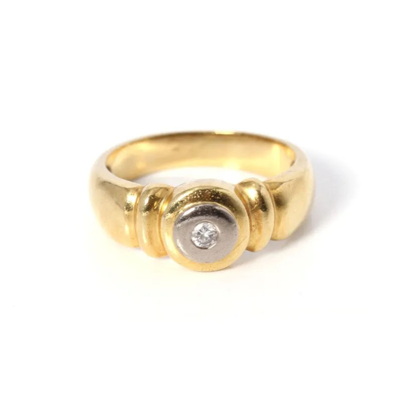 solitaire en or avec diamant sold by 58 Facettes