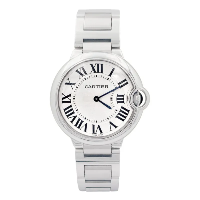 Montre Cartier, "Ballon Bleu", acier. sold by 58 Facettes