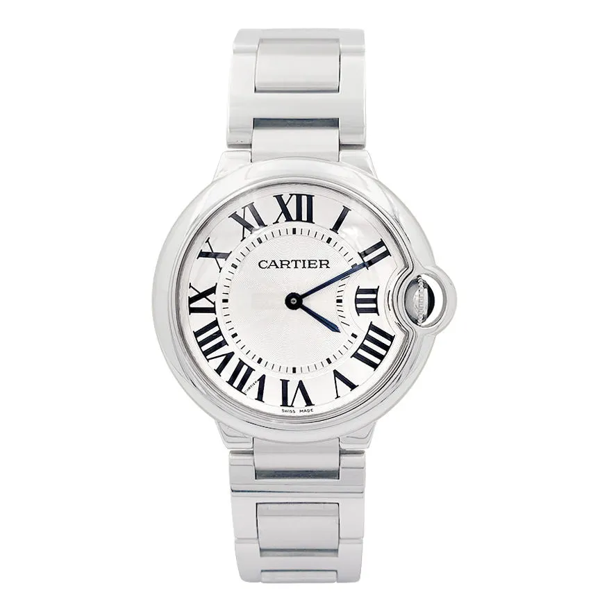 Montre Cartier, "Ballon Bleu", acier. sold by 58 Facettes