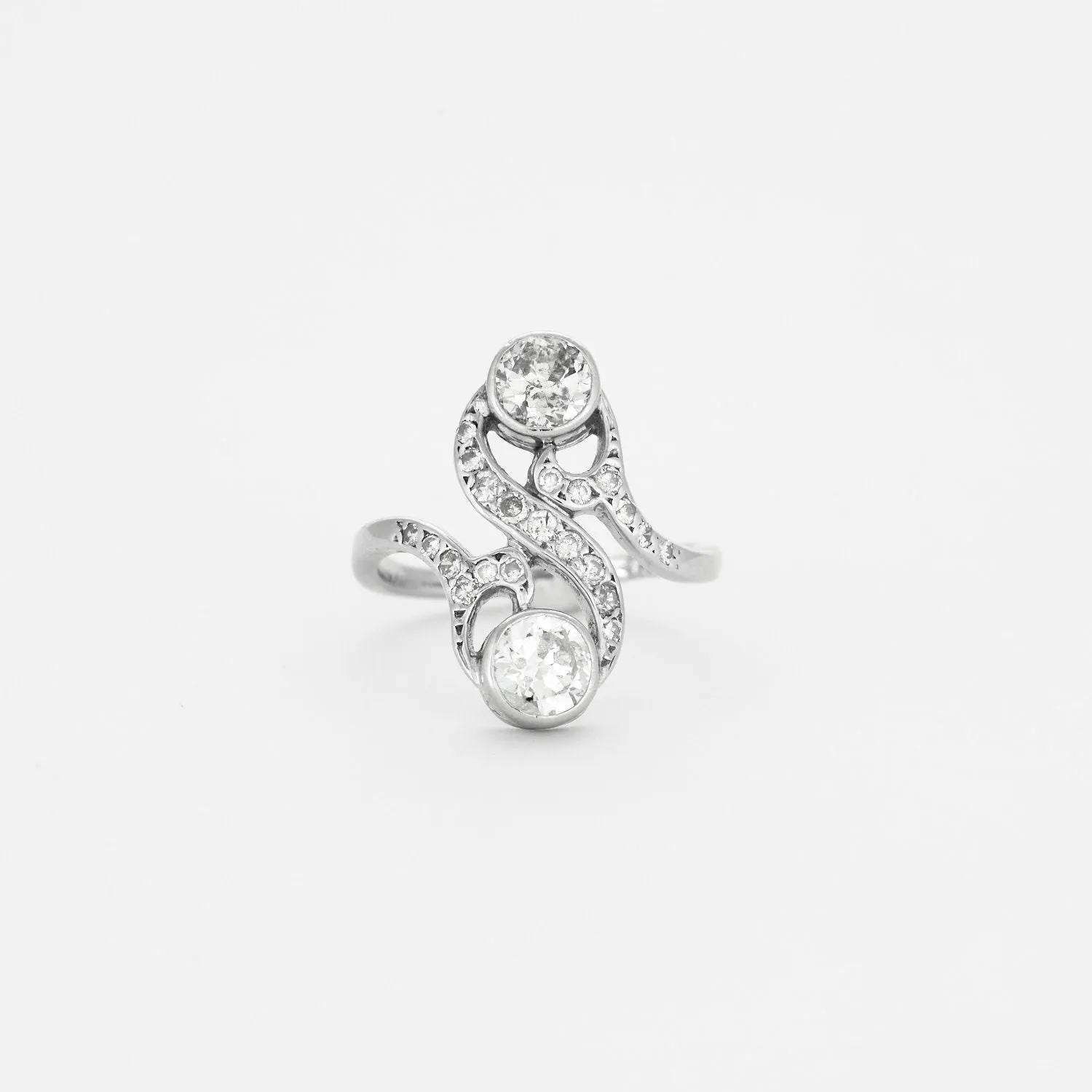 Bague toi & moi Or et Diamants sold by 58 Facettes product image thumbnail 5