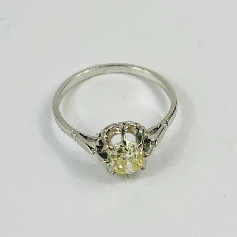 Bague Or avec Diamant Solitaire sold by 58 Facettes product image thumbnail 4