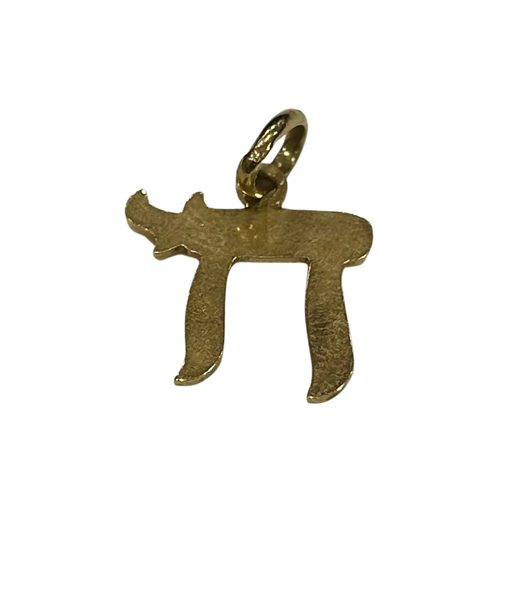 Pendentif HAÏ or jaune sold by 58 Facettes