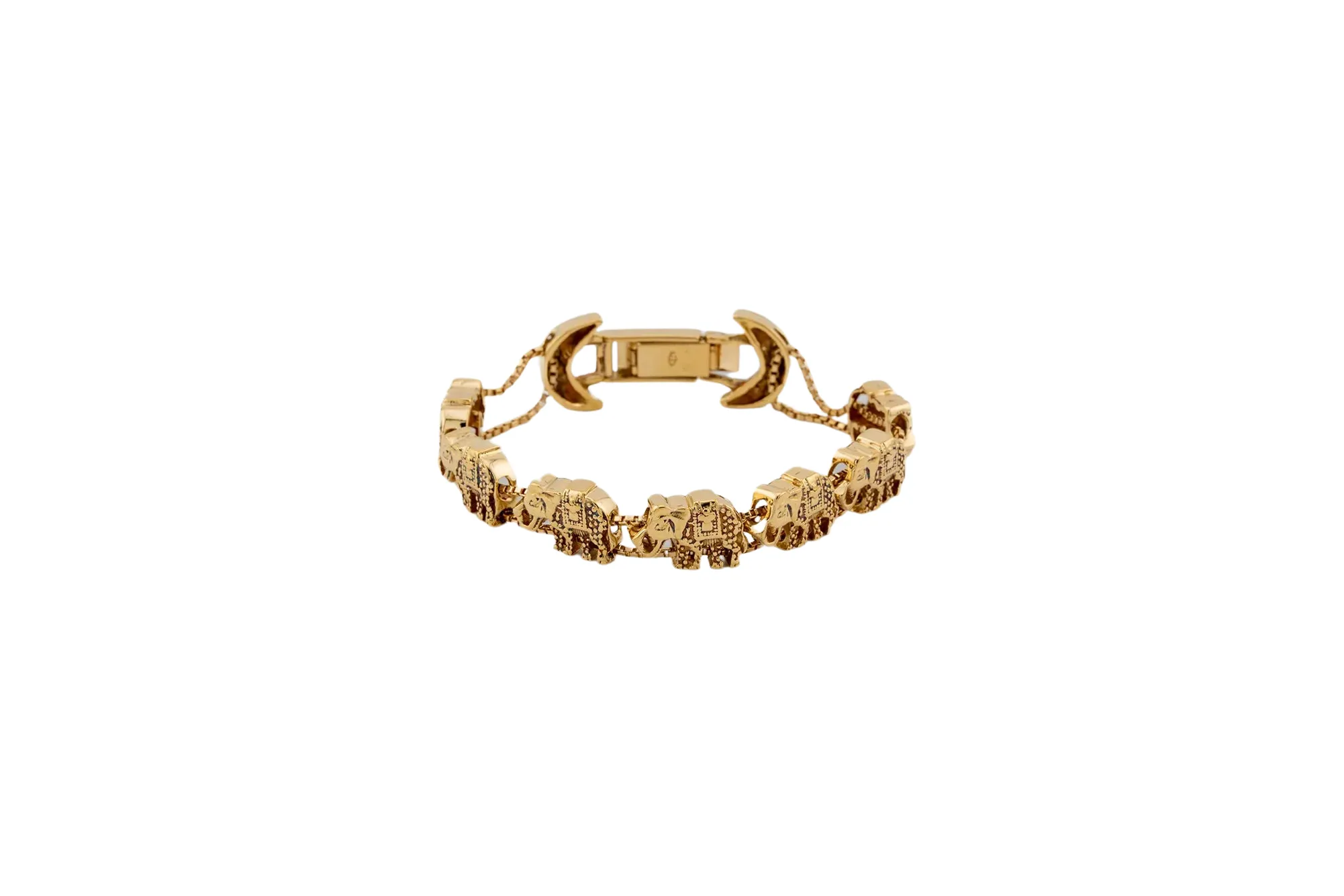 Bracelet éléphants en or jaune 18 carats sold by 58 Facettes