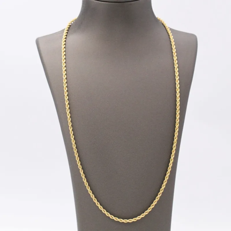 18k gold hollow cord sold by 58 Facettes
