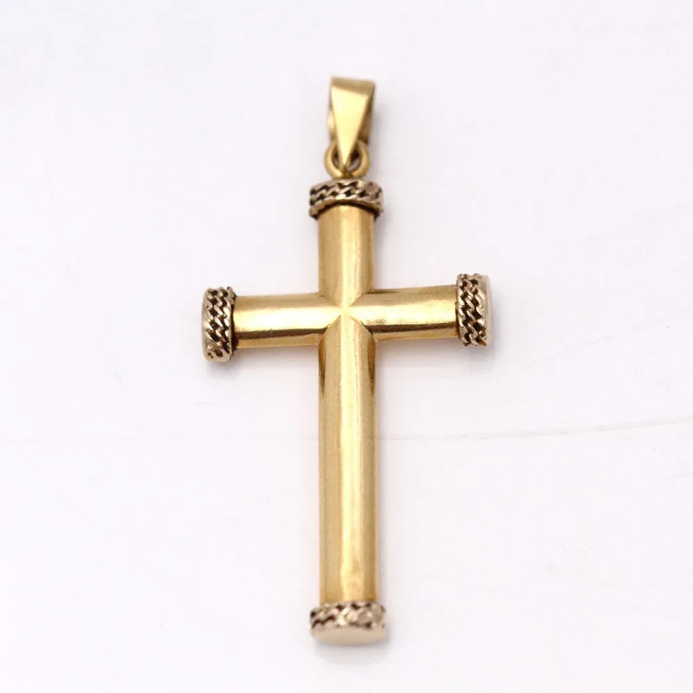 Pendentif croix en or 18 carats sold by 58 Facettes product image thumbnail 3