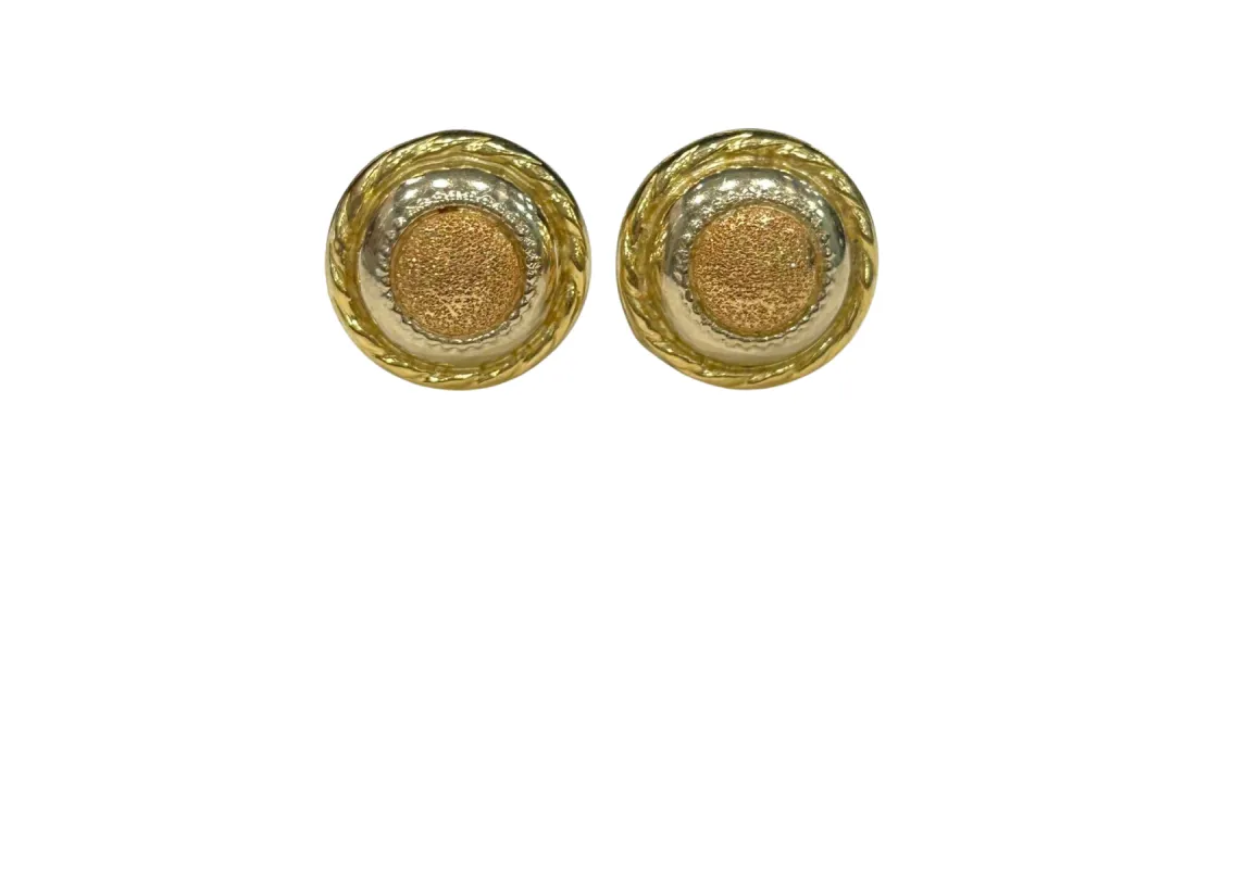 Paire de boucles d'oreilles 3 ors sold by 58 Facettes