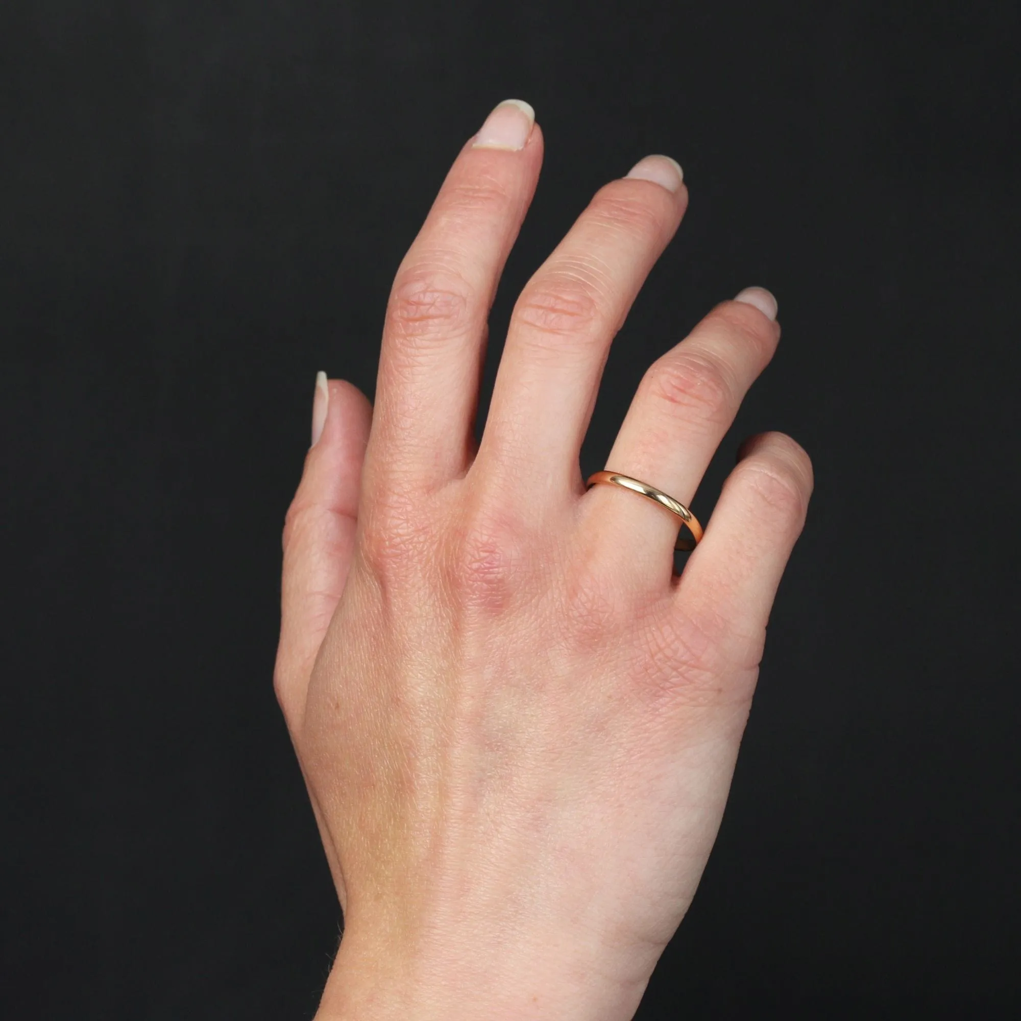 Alliance homme or rose bombée sold by 58 Facettes product image thumbnail 2