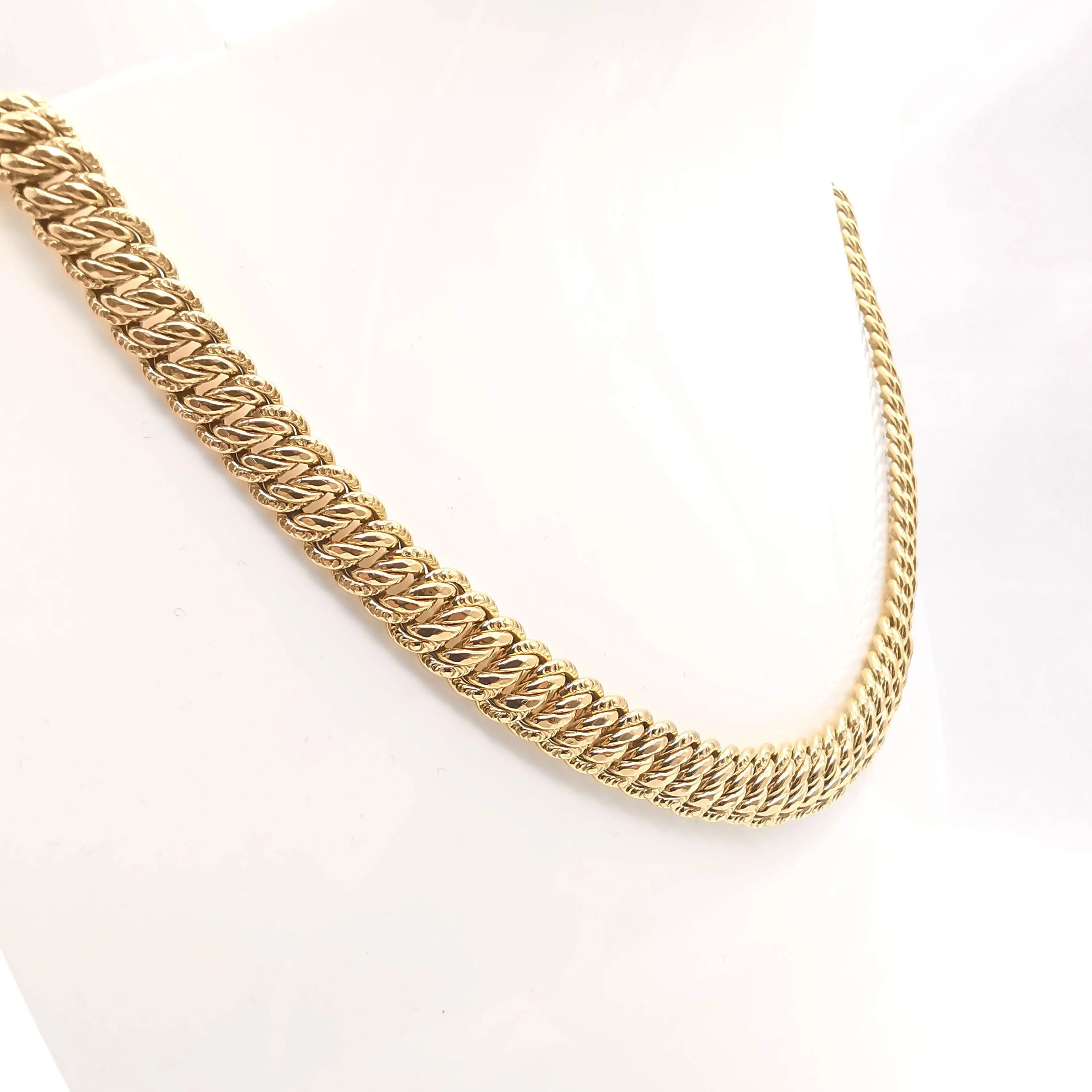 Collier maille américaine or jaune sold by 58 Facettes product image thumbnail 5