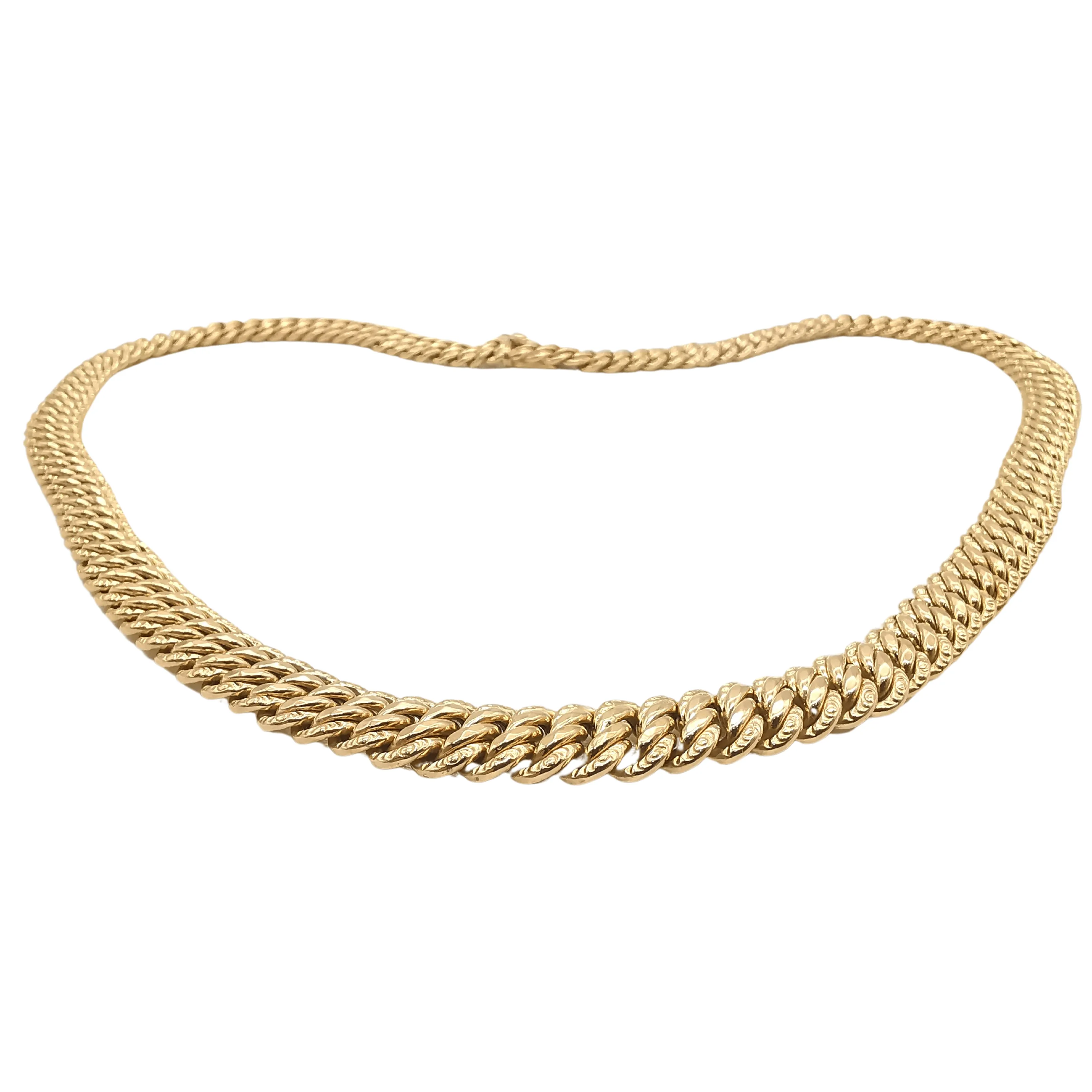 Collier maille américaine or jaune sold by 58 Facettes