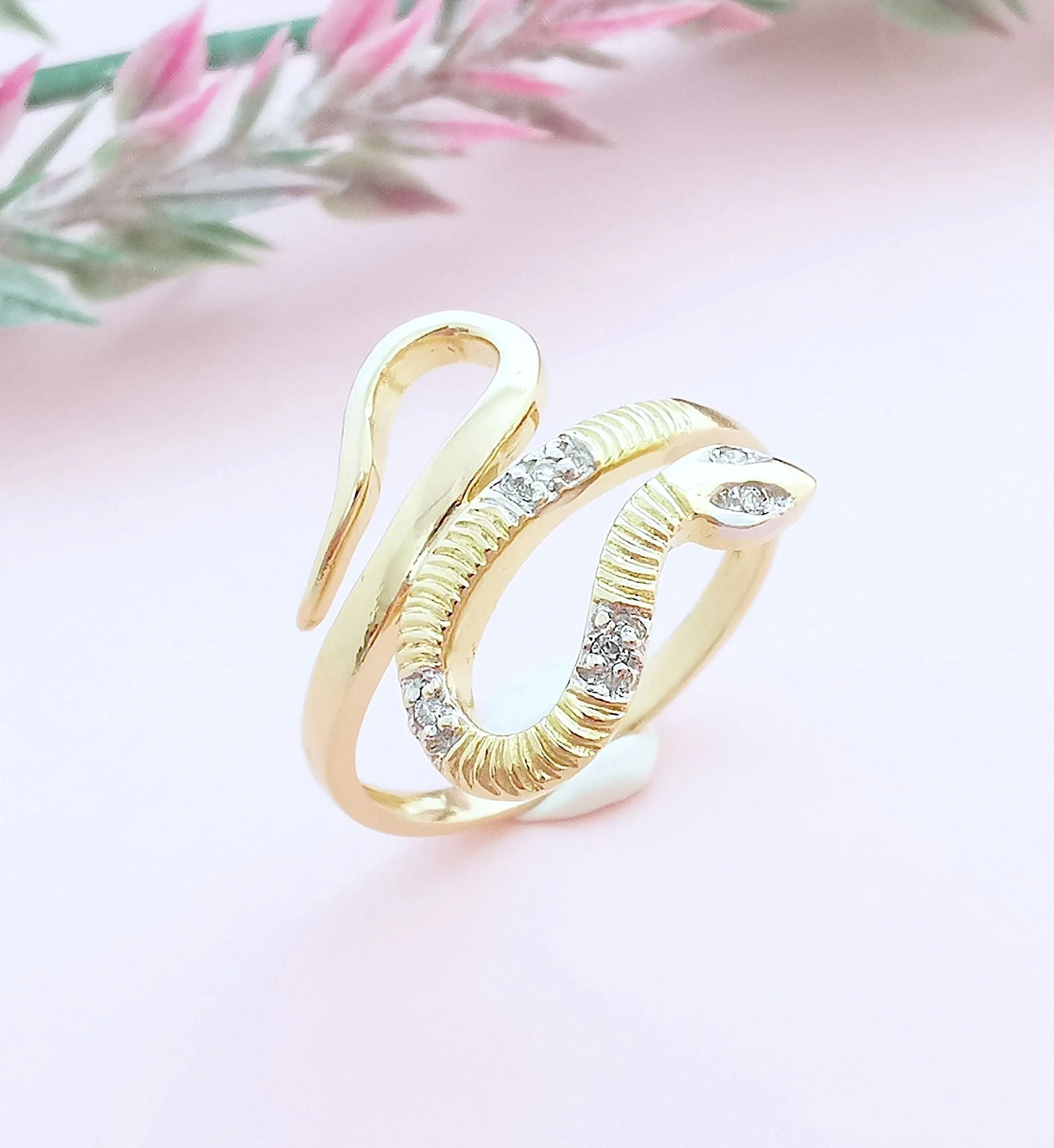 Bague Serpent - Or Diamants sold by 58 Facettes product image thumbnail 2