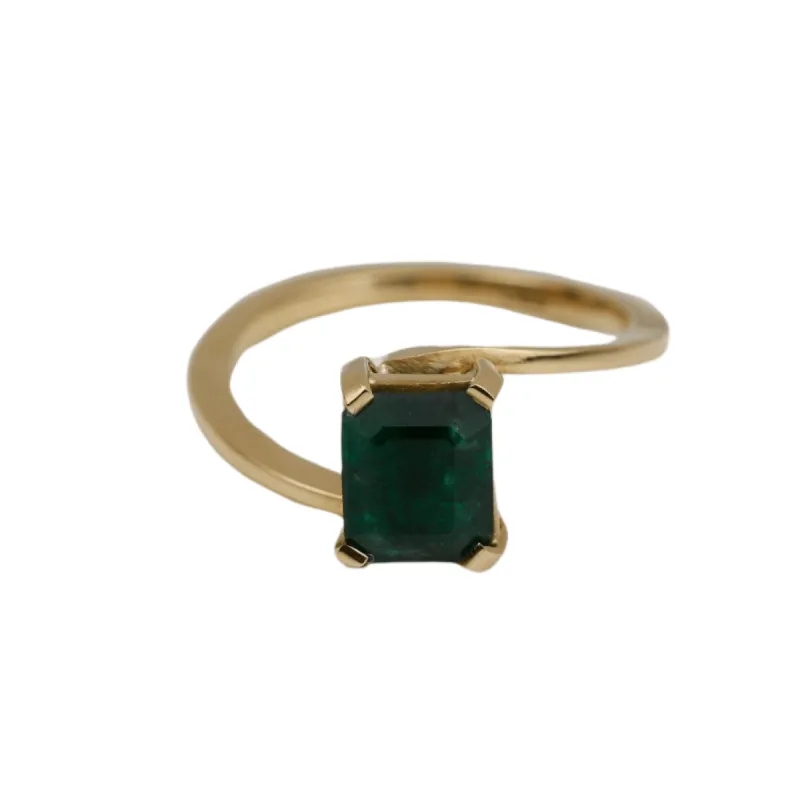 Bague Twist Emeraude sold by 58 Facettes