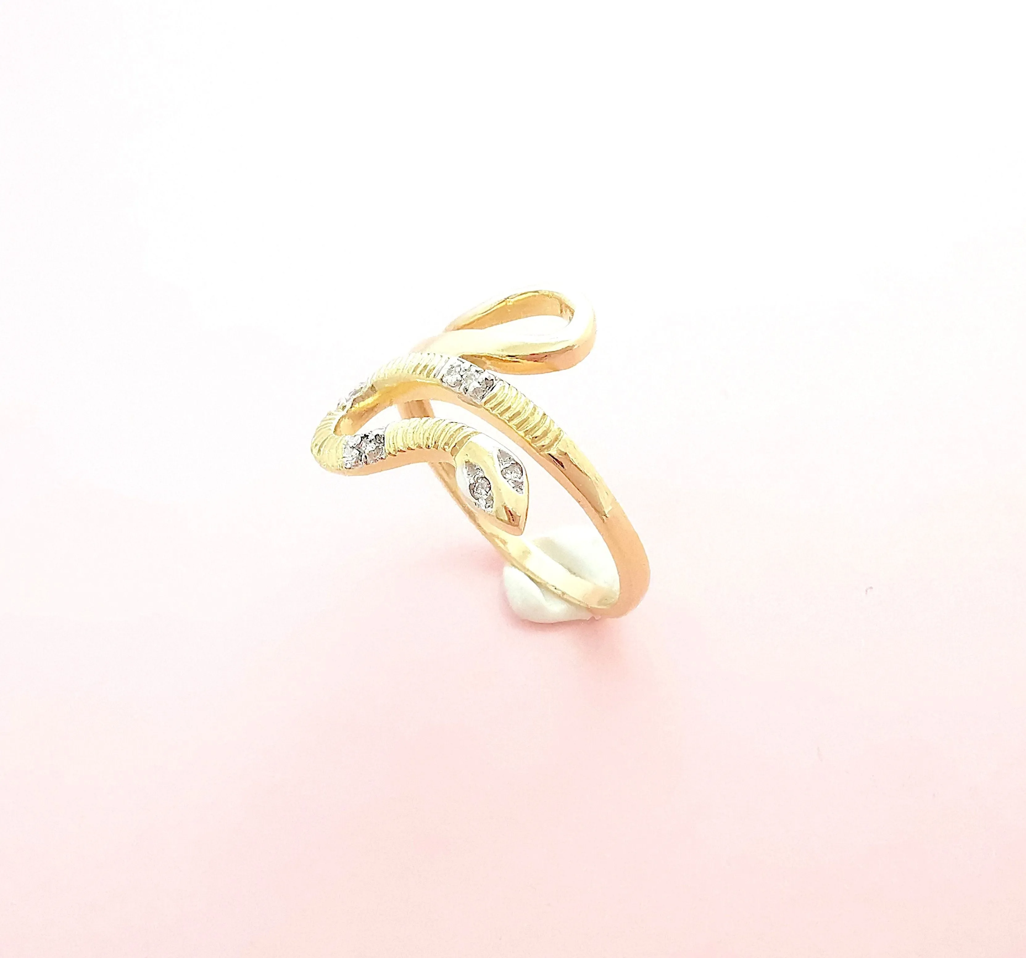 Bague Serpent - Or Diamants sold by 58 Facettes product image thumbnail 4